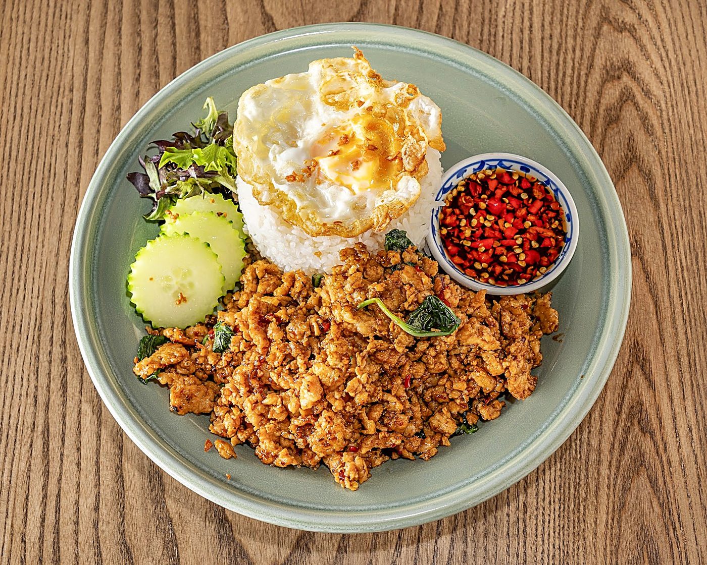 Pad Krapow Basil Minced Chicken